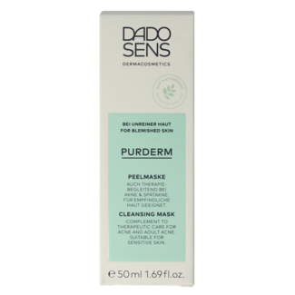 Dado Sens Purderm Reinigungsmaske Bio 50 Milliliter