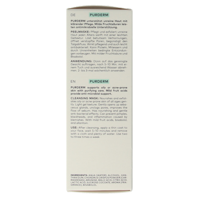 Purderm cleansing mask bio 50 Millilitre