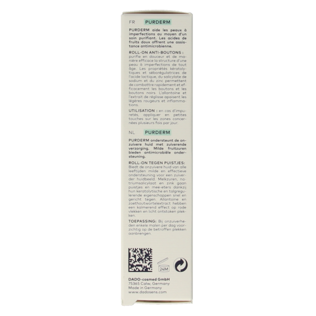 Purderm anti blemish roll on bio 10 mililitros