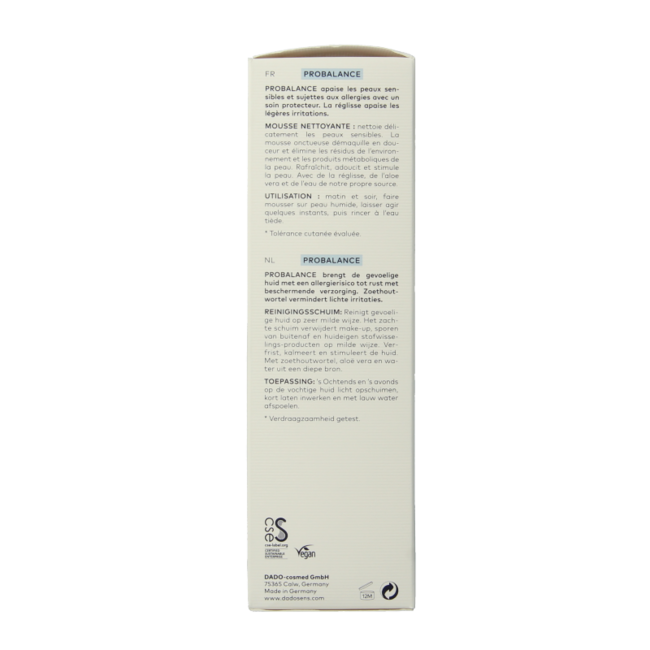 Probalance mousse nettoyante bio 150 ml