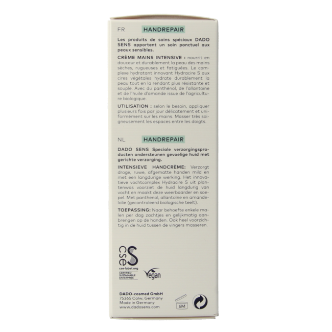 Crema intensiva riparatrice mani bio 50 Millilitri