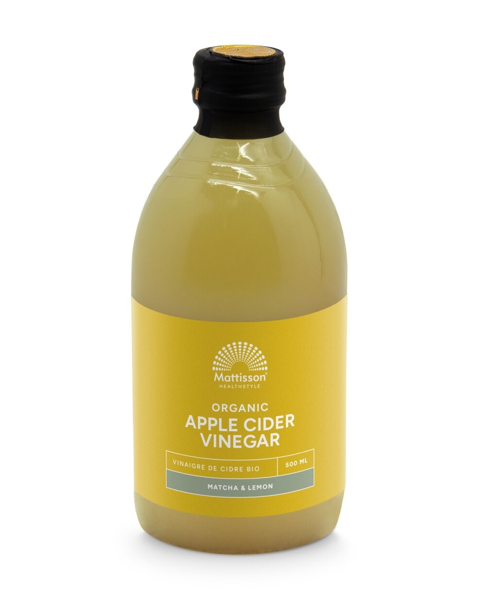 Mattisson Aceto di Mele Bio Matcha Limone - Benessere Naturale