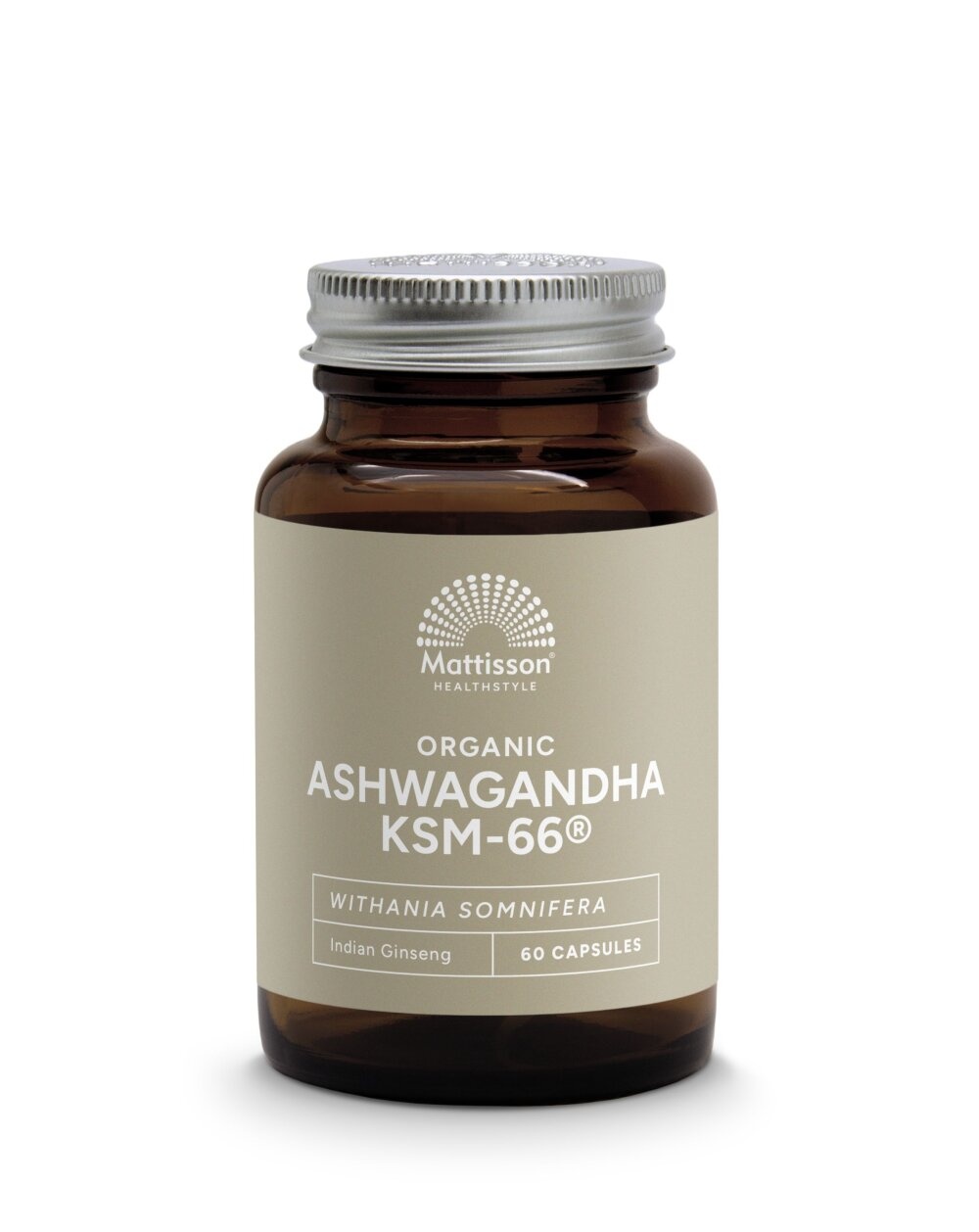 Mattisson Ashwagandha KSM-66 Bio - Calma e Vitalità Naturale