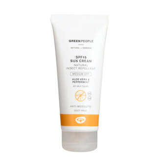 Green People Crema solar repelente de insectos natural FPS15 100 mililitros