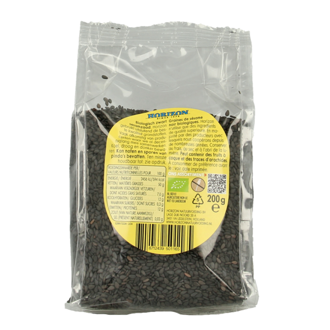 Organic Black Sesame Seeds 200g