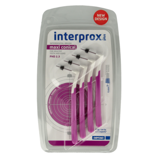 Interprox Plus interdental brushes maxi conical purple 4 pieces