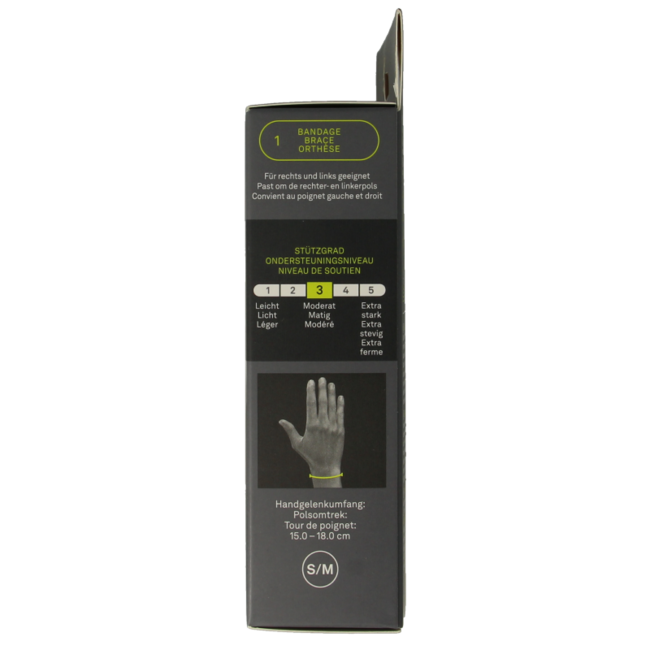 Wrist brace performance 1 Piece
