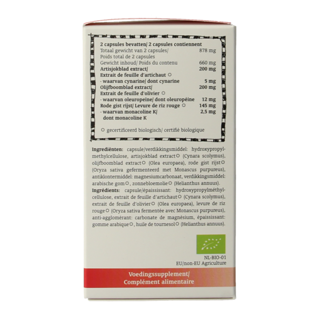 Wsparcie cholesterolu bio Royal Green 60 Kapsułek