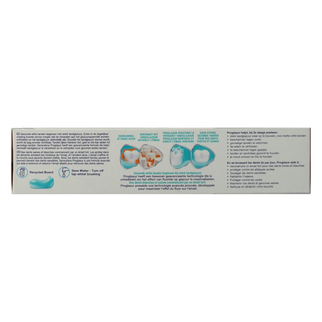Pasta de dientes proglasur gentle white 75 mililitros