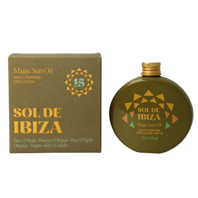 Olio Solare Protettivo & Riparatore SPF15 Bio 30 Millilitri