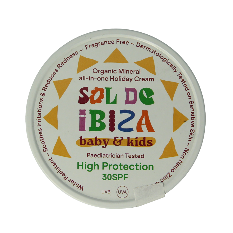 Beschermende creme baby&kids SPF30 bio 100 Gram