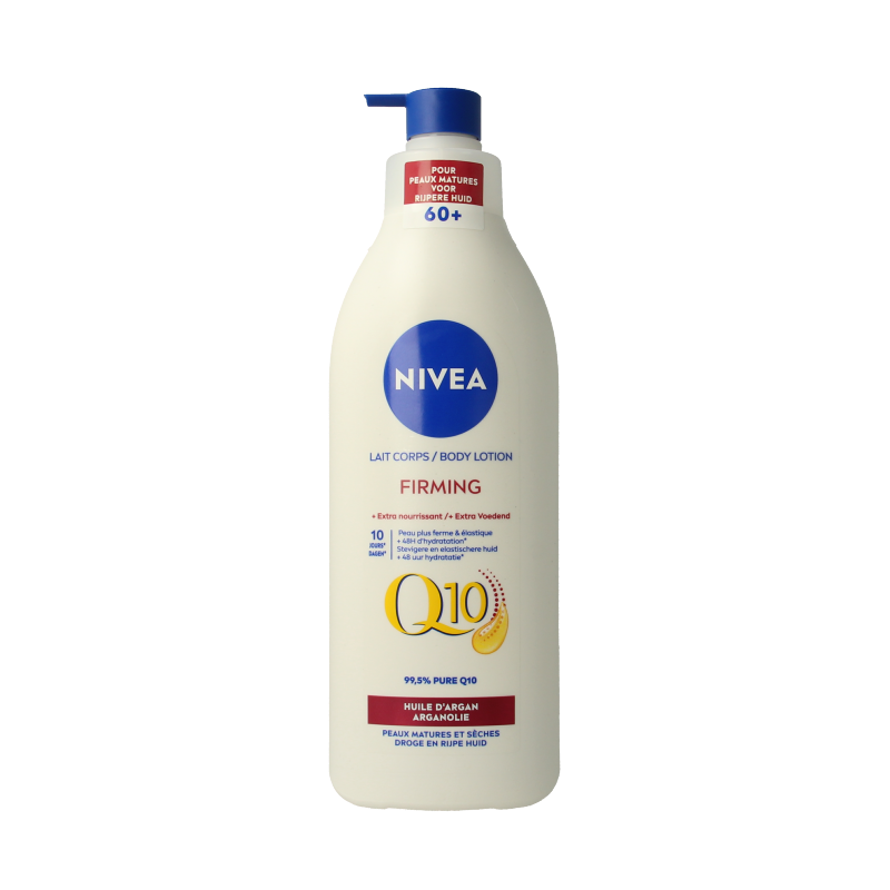 Nivea Loción corporal Q10 más aceite de argán 400 mililitros