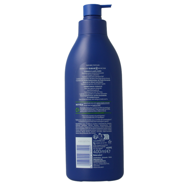 Pflegemilch mit Pumpspender 400 Milliliter