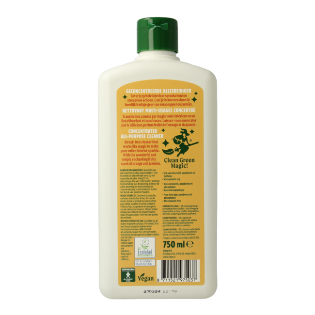 Detergente universale concentrato 750 Milligrammi