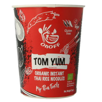 Onoff Instant noodle soup tom yum organic 75 Gram