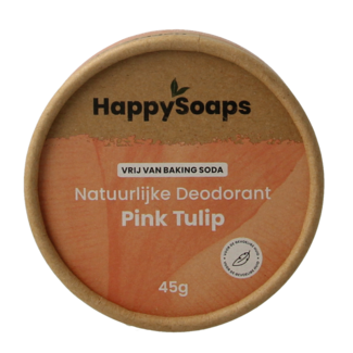 Happysoaps Deodorante tulipano rosa 45 Grammi