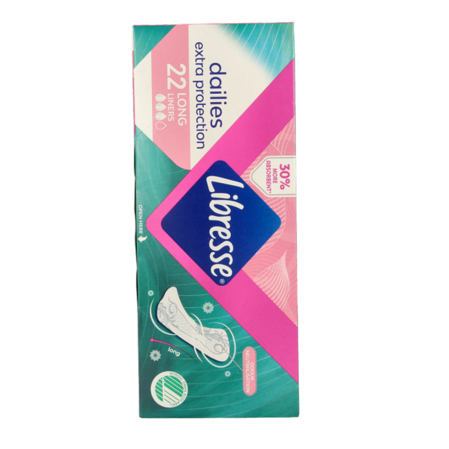 Inlegkruisjes extra protect long 22 Stuks