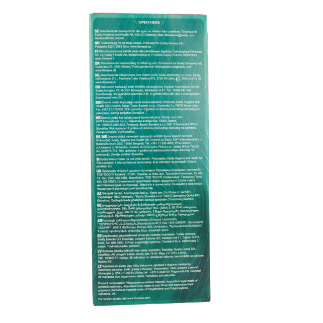 Protège-slips Extra Protection Long 22 pièces