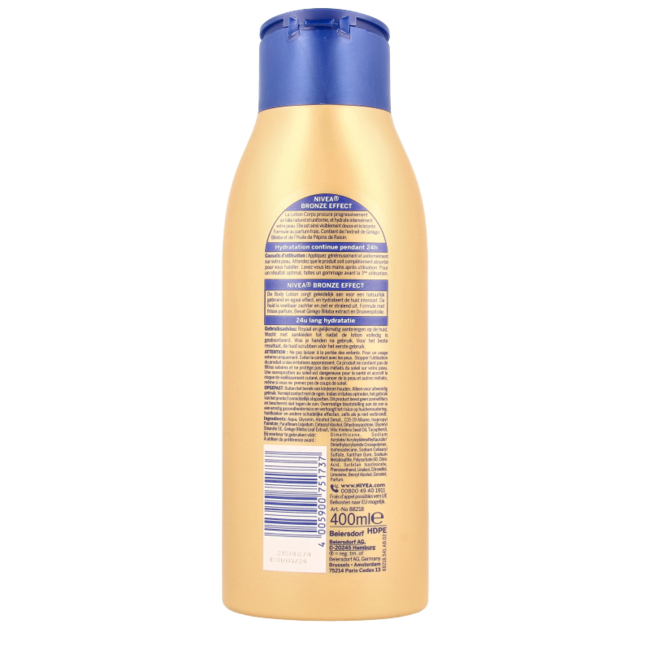 Sun bronze effect body lotion 400 millilitres