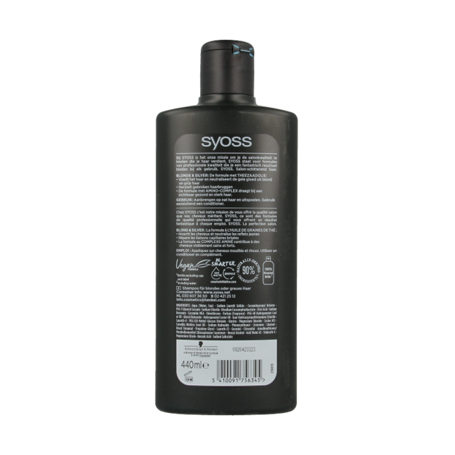 Shampoo Biondo e Argento 440 Millilitri