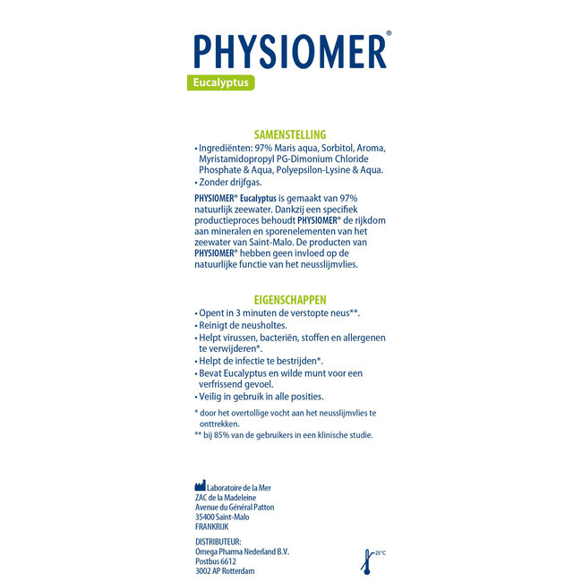 Płukanie nosa Eukaliptus 135 Mililitrów