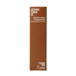 John van G Base de maquillaje mate Perfect Matt Foundation larga duración sin aceites 08 20 ml