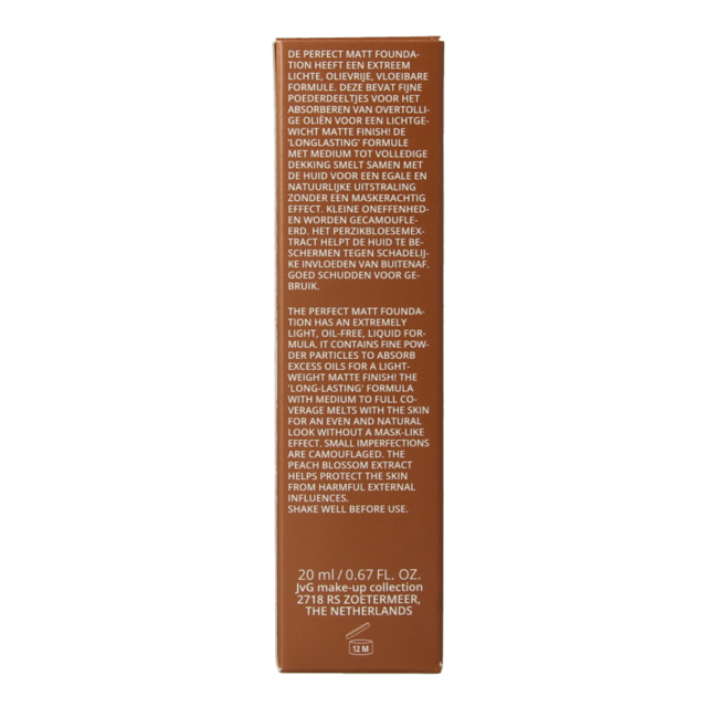 Perfect matt foundation ll oil fr 08 20 Millilitres