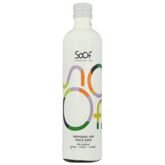 Soof Drinks Lemongrass pear lime syrup 340 Millilitres