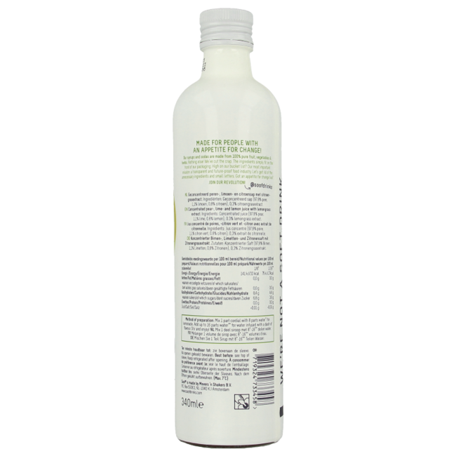 Sirup Zitronengras Birne Limette 340 Milliliter