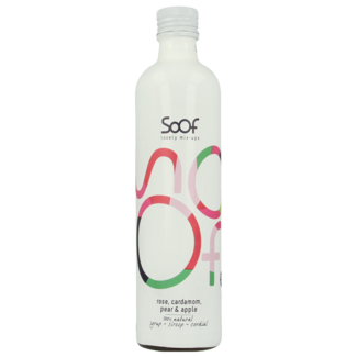 Soof Drinks Sciroppo cardamomo pera & mela 340 millilitri