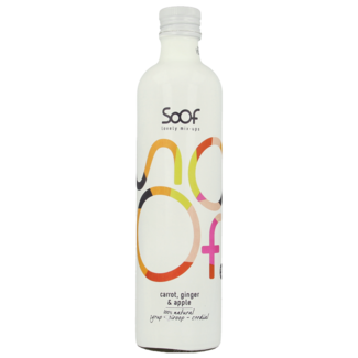 Soof Drinks Carrot ginger & apple syrup 340 Millilitres