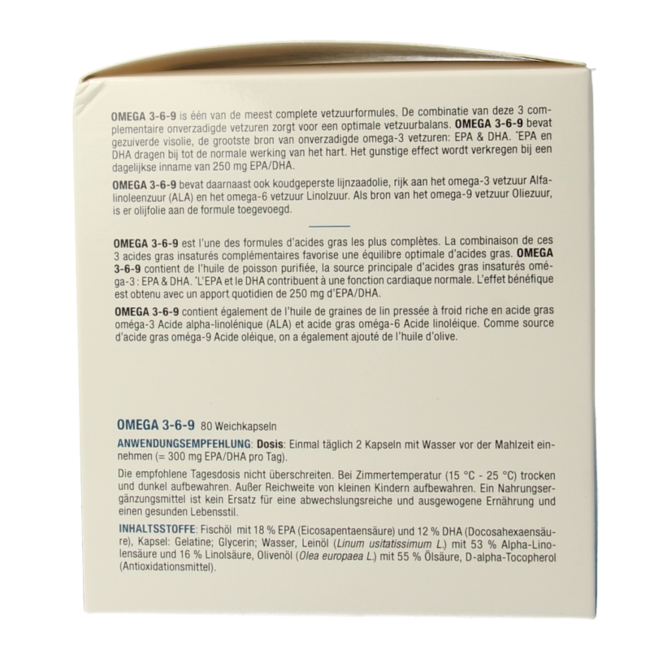 Vianatura Omega 3-6-9 160 Cápsulas