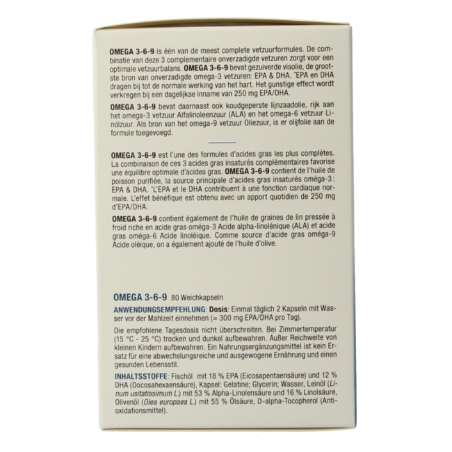 Vianatura omega 3-6-9 80 Capsules