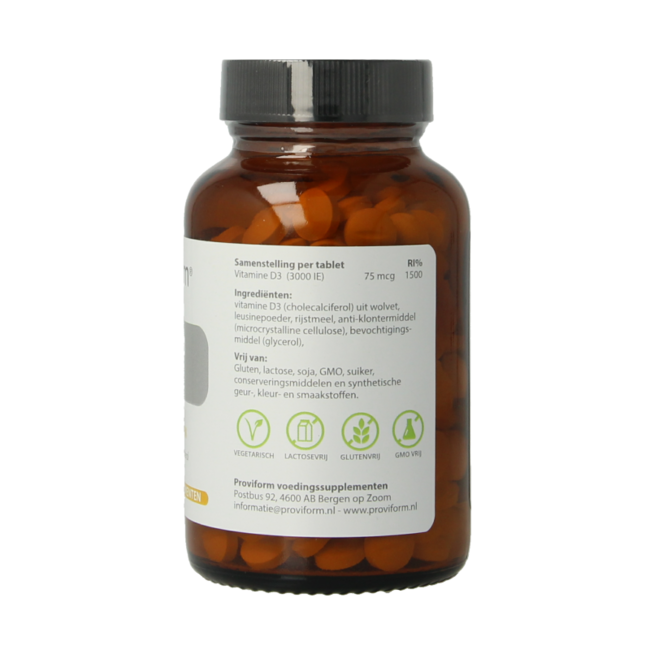 Vitamin D3 75mcg 300 Tablets