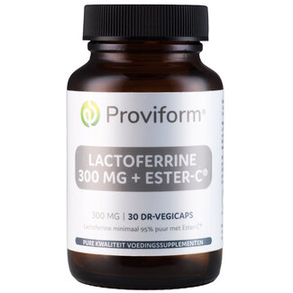 Proviform Lactoferrine puur 300mg + ester C 30 Vegetarische capsules