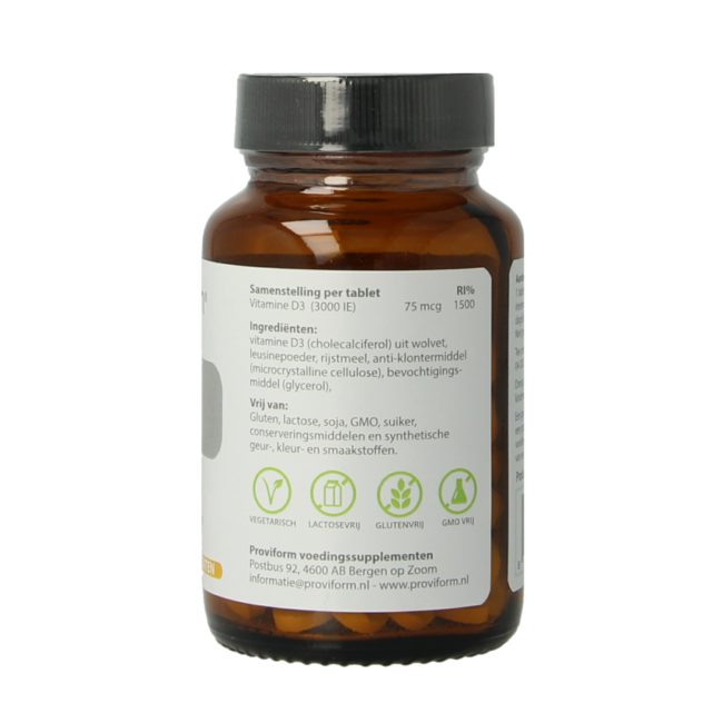 Vitamin D3 75 µg 150 Tabletten