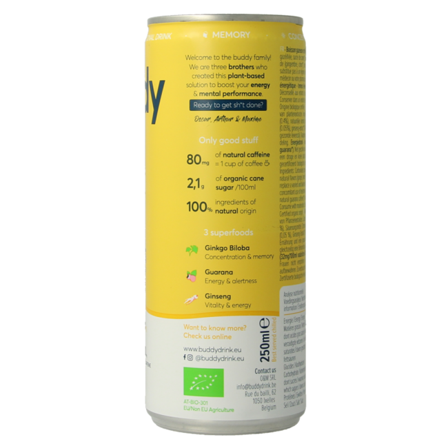 Getränk Ingwer & Zitrone Bio 250 Milliliter