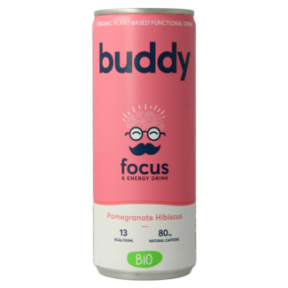 Buddy Organic pomegranate hibiscus drink 250 Millilitres