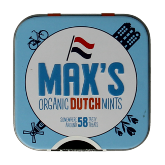 Max mints Dutch square tin organic 35 Gram