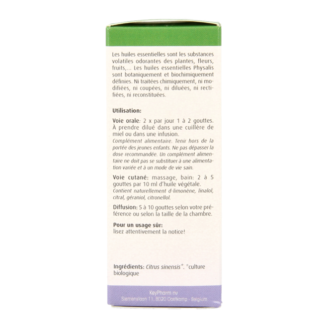 Orange organic 30 Millilitres