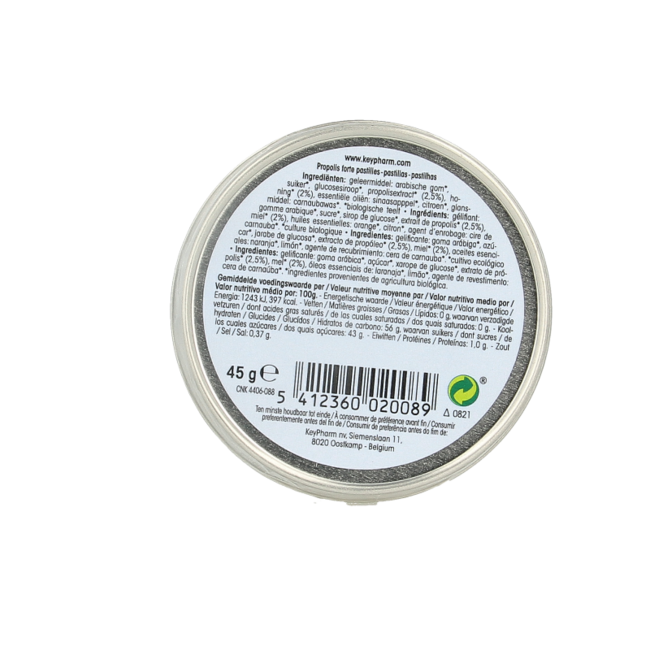 Propolis forte Pastillen Bio 45 Gramm
