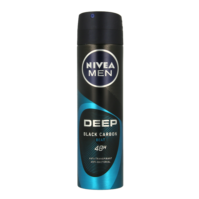 Nivea Desodorante en spray para hombre deep beat 150 mililitros