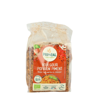 Primeal Bulgur z papryką i papryczką chili bio 300 gramów