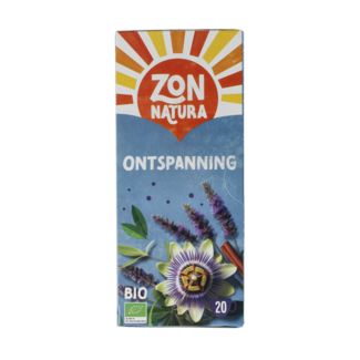 Zonnatura Té relajante ecológico 20 Bolsitas