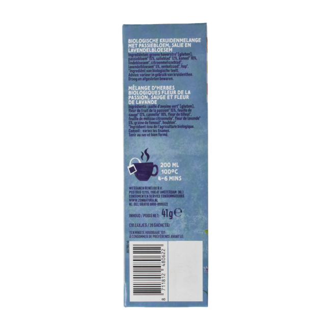 Infusion de relaxation bio 20 sachets