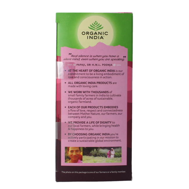Tulsi sweet rose thee bio 25 Stuks