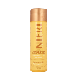 Nifri Bronceador para solárium superbruiner 1 y 2 200 mililitros
