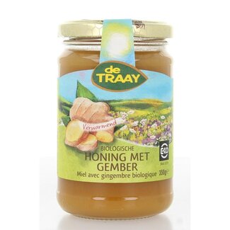 de Traay Miel con jengibre bio 350 gramos