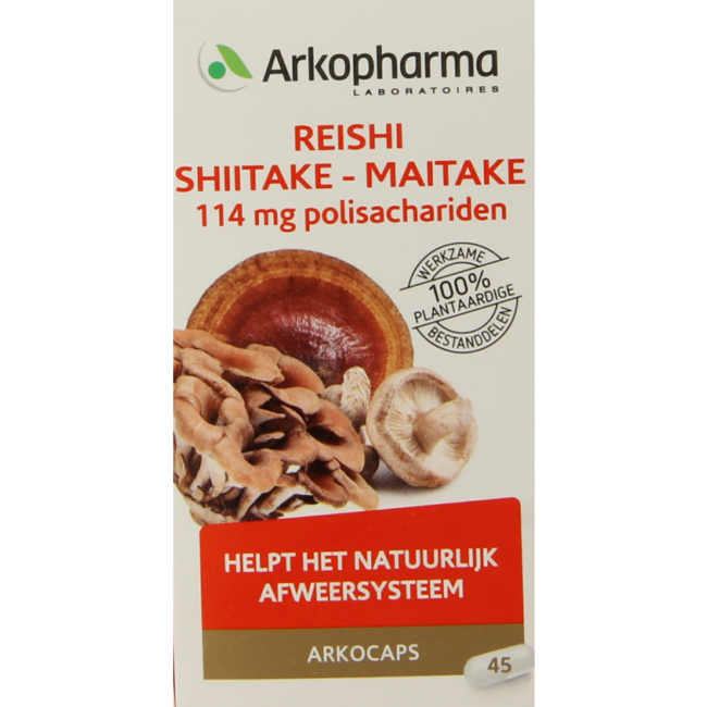 Reishi shiitake maitake bio 45 Capsules