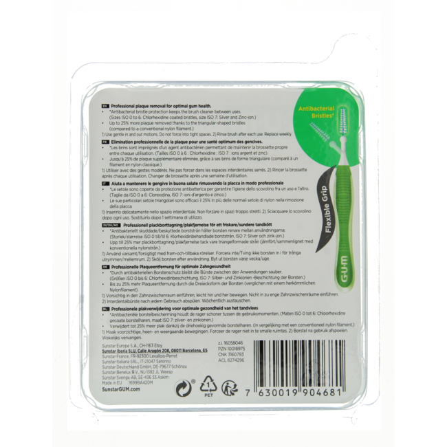 Trav-ler interdental brushes multipack 10 pieces
